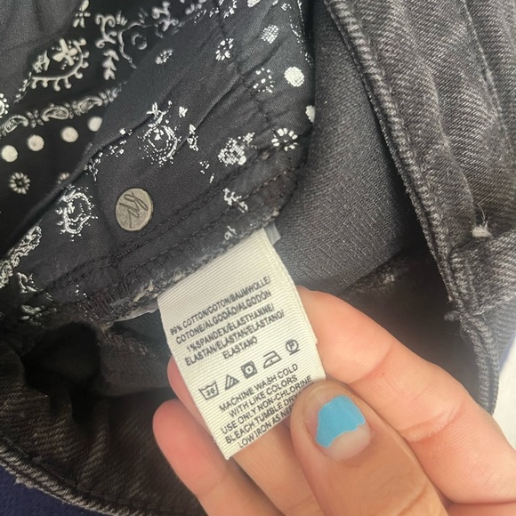 NWT we the free FREE PEOPLE avery bermuda short black size 24 - Picture 6 of 6